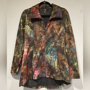 Sno Skins Women's Medium Jacket Full Zip Long Sleeve Multicolor sz S